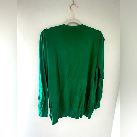 *NWOT* C&A CANDA Green Basic Knit Cardigan L - Picture 3 of 6